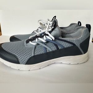 Vionic Zeliya womens 12 Light Blue Navy Athletic sneakers orthotic comfort shoe